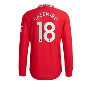 Manchester United Casemiro #18 Hemmatröja 2022-23 Långärmad
